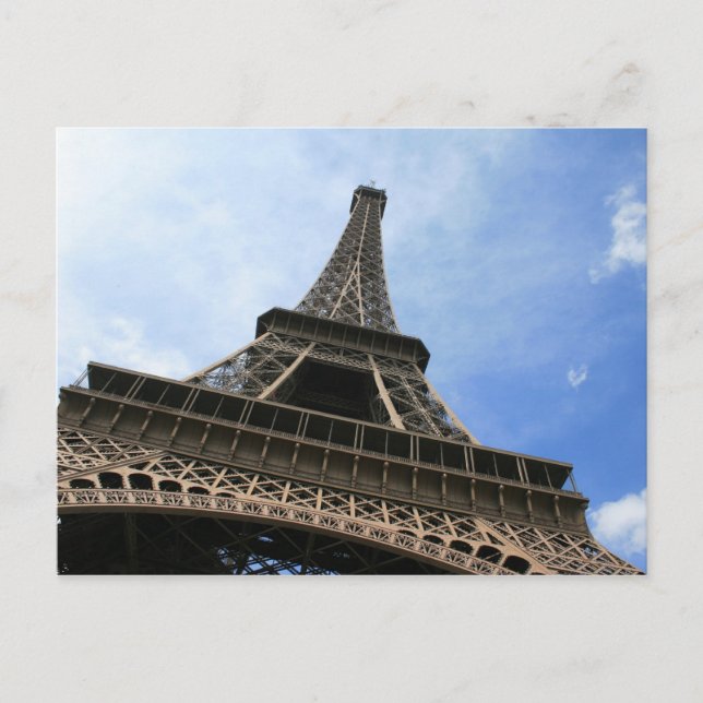 Eiffel Tower, Paris, France Postcard (Front)