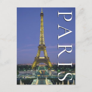 Eiffel Tower   Paris, France Postcard