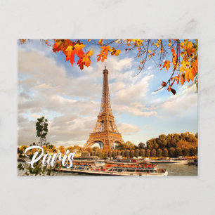 Eiffel Tower   Paris, France Postcard