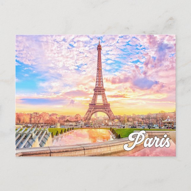 Eiffel Tower | Paris France Postcard (Front)