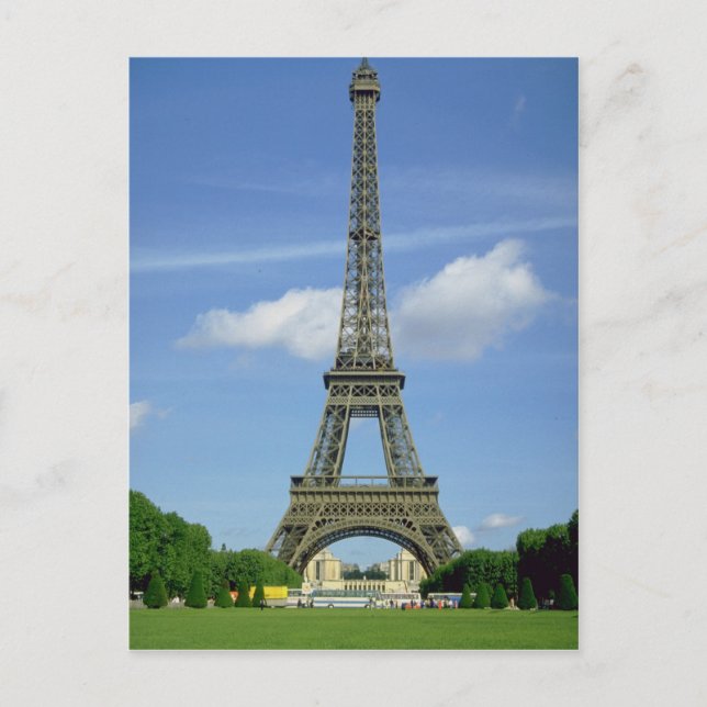 Eiffel Tower, Paris, France Postcard (Front)