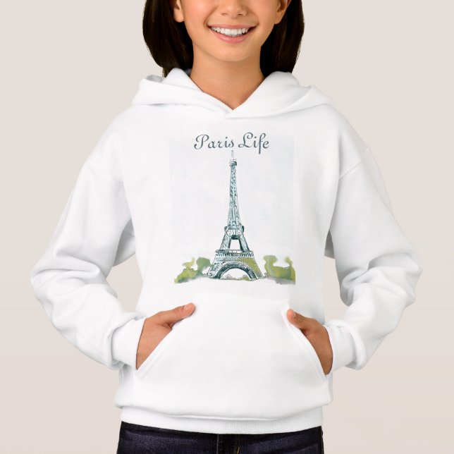 Eiffel Tower Paris France Sketch | Paris Life (Front)