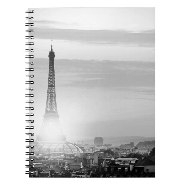 eiffel tower, Paris, France Spiral Notebook (Front)