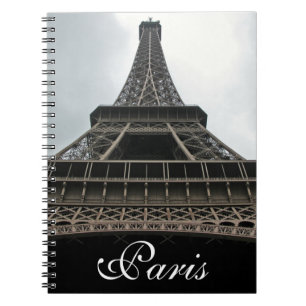 Eiffel Tower Paris, France Spiral Notebook