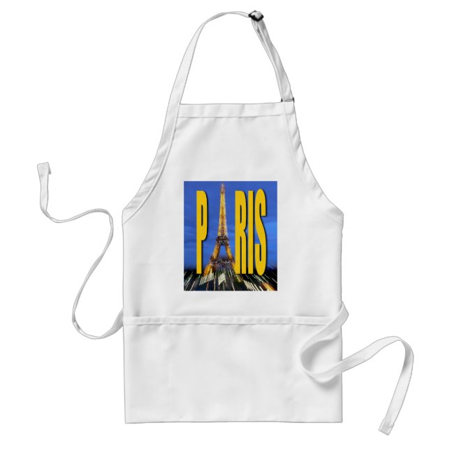 Eiffel Tower Paris France Standard Apron (Front)