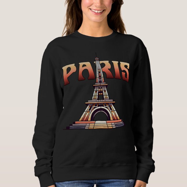 Eiffel Tower Paris France Sweatshirt (Front)