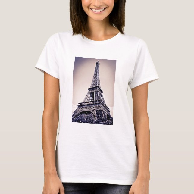 Eiffel tower, Paris, France T-Shirt (Front)