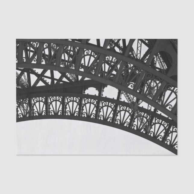 Eiffel Tower Paris France Tissue Paper (Front)