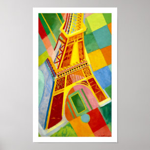 Eiffel Tower Paris, Francis by  Robert Delaunay Poster