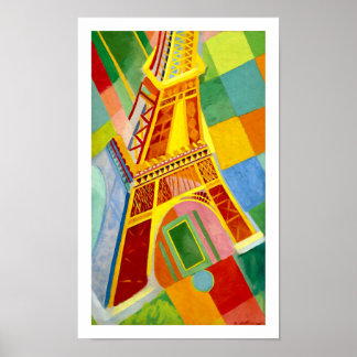 Eiffel Tower Paris, Francis by Robert Delaunay Poster