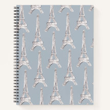 Eiffel Tower Paris French Pattern Watercolor