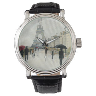 Eiffel Tower Paris In The Rain Watch
