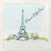 Eiffel Tower|Paris Life Oui Colour Ink Illustratio