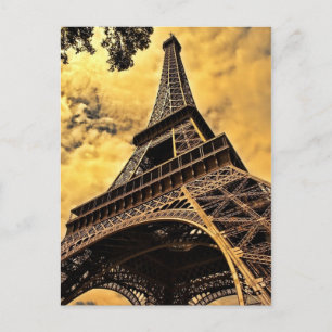 Eiffel Tower, Paris Postcard