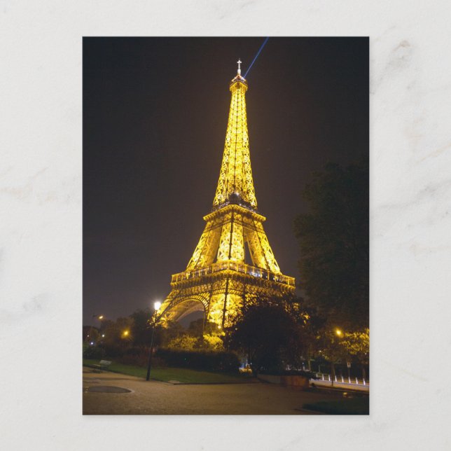Eiffel Tower Paris Postcard (Front)
