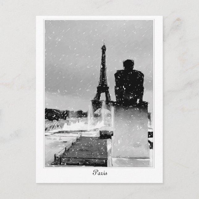 Eiffel Tower, Paris Postcard (Front)