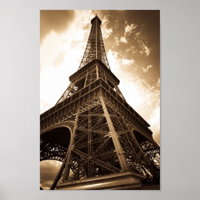 Eiffel tower Paris Poster (Front)