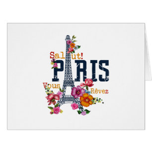 Eiffel Tower Paris Shirt Salut Flowering Paris Fra