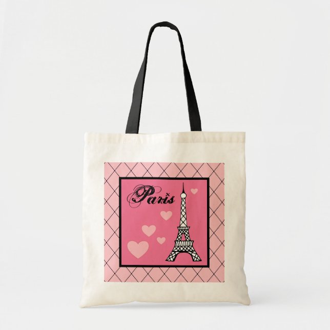  Eiffel Tower Paris Tote Bag Gift (Front)