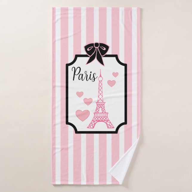 Eiffel Tower Paris Towel Set (Bath Towel)