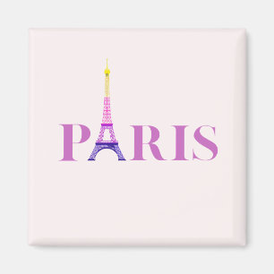 Eiffel Tower-Paris-Vibrant and Colourful- Magnet