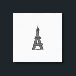 Eiffel Tower Parisian Explorer Canvas Print<br><div class="desc">A youthful depiction of the infamous Eiffel Tower.</div>