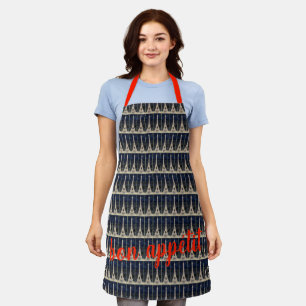 Eiffel Tower Pattern Apron