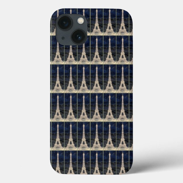 Eiffel Tower Pattern Case-Mate iPhone Case (Back)