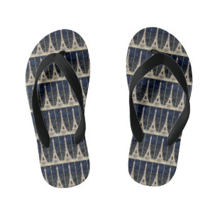 Eiffel Tower Pattern Kid's Jandals