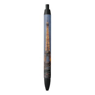 Eiffel Tower Personalised Black Ink Pen