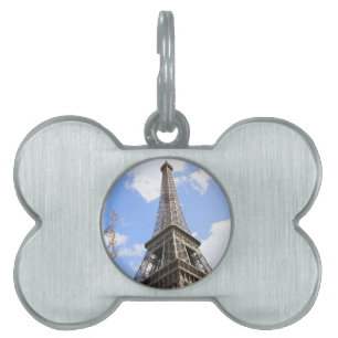 Eiffel tower pet name tag