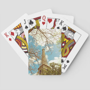 Eiffel tower playing cards