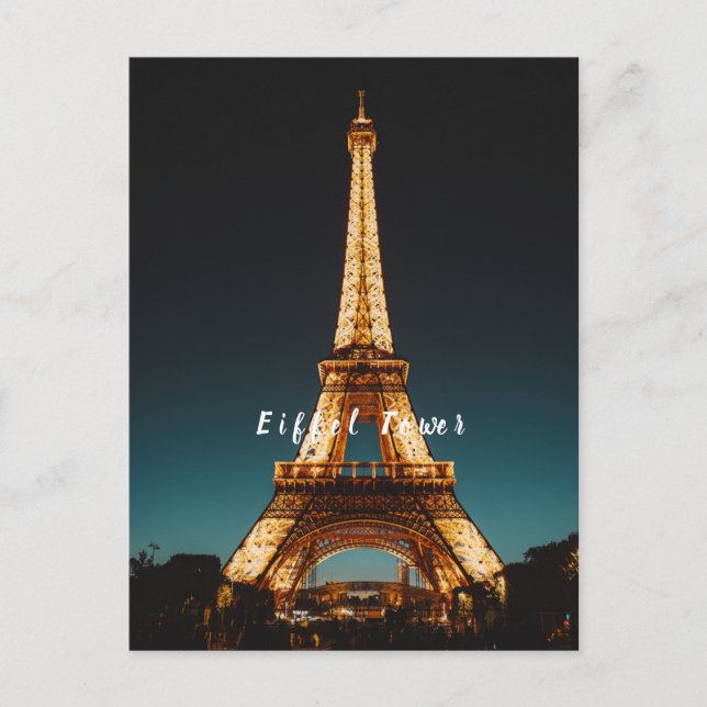 Eiffel Tower Postcard (Front)