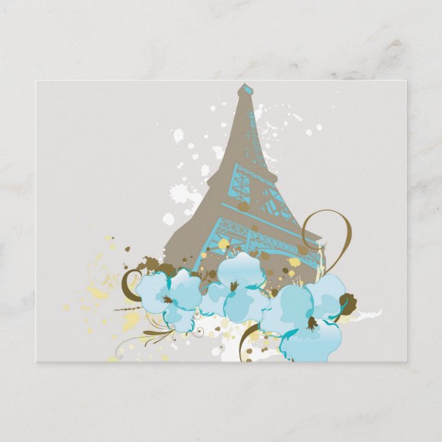 Eiffel Tower Postcard (Front)