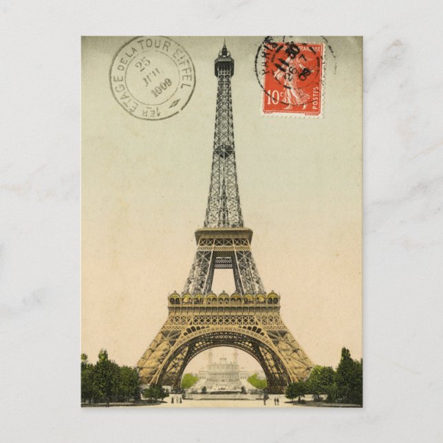 Eiffel Tower Postcard (Front)