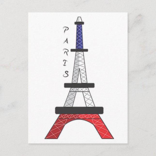 Eiffel Tower Postcard (Front)