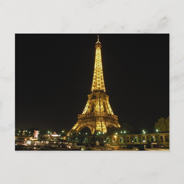 Eiffel Tower Postcard (Front)