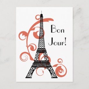 Eiffel Tower Postcard