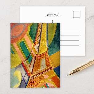 Eiffel Tower   Robert Delaunay Postcard