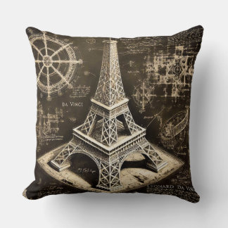Eiffel Tower Sketch Cushion