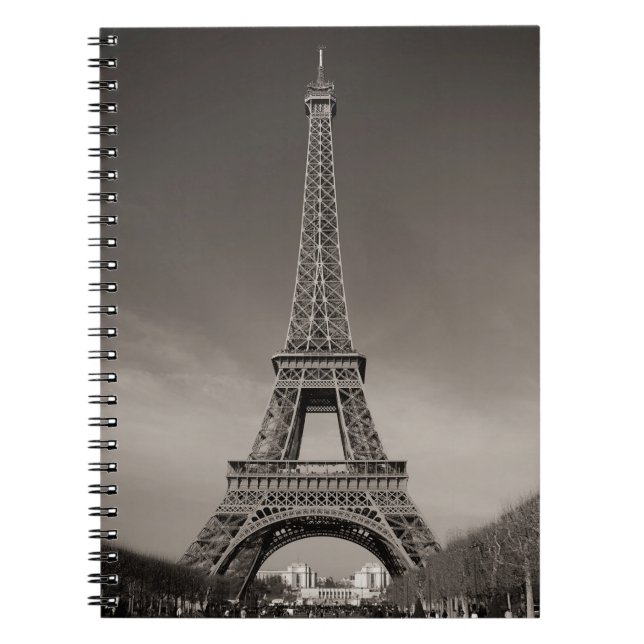 Eiffel Tower Spiral Notebook (Front)