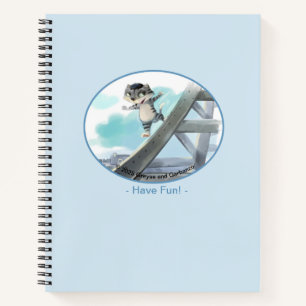 Eiffel Tower Spiral Notebook - Fun (Various) 