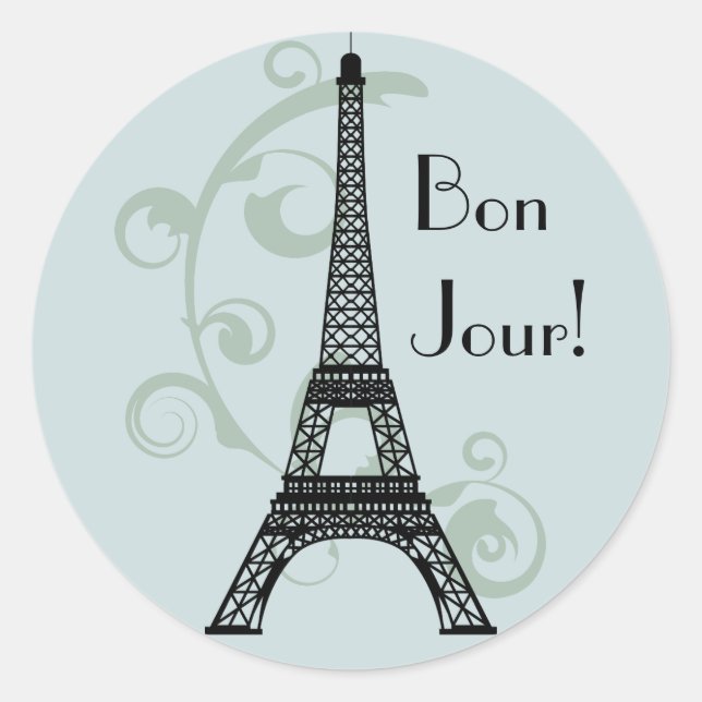 Eiffel Tower Sticker (Front)