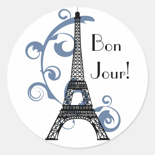 Eiffel Tower Sticker (Front)