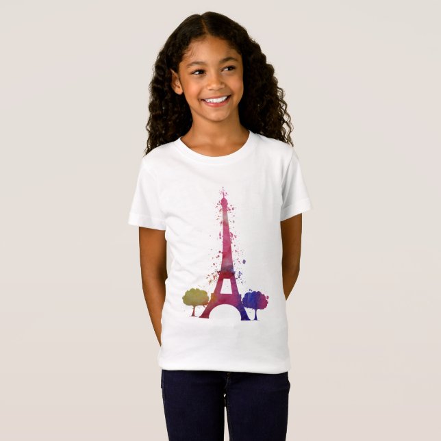 Eiffel tower T-Shirt (Front Full)