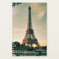Eiffel tower throw pillow