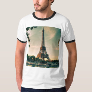 Eiffel tower throw pillow T-Shirt