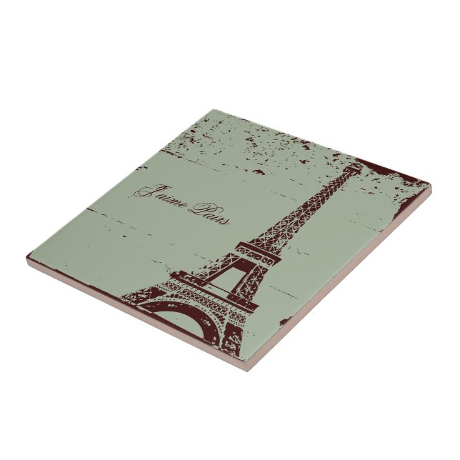 Eiffel Tower Tile & Trivets (Side)