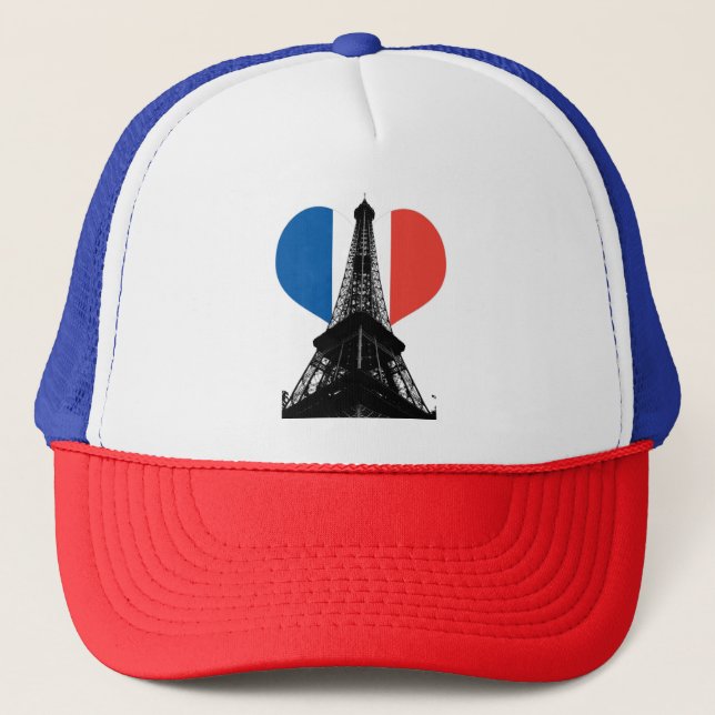 Eiffel Tower Trucker Hat (Front)