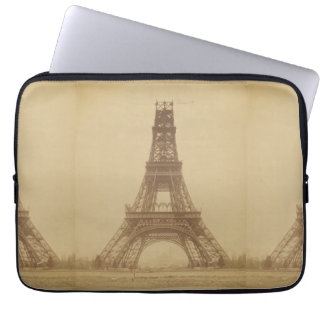Eiffel Tower Under Construction 1888 Laptop Sleeve